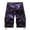 Purple, variant on Seeotter Men's Hiking Cargo Shorts Quick Dry Outdoor Travel Shorts for Men with Multi Pocket for Fishing Camping Casual