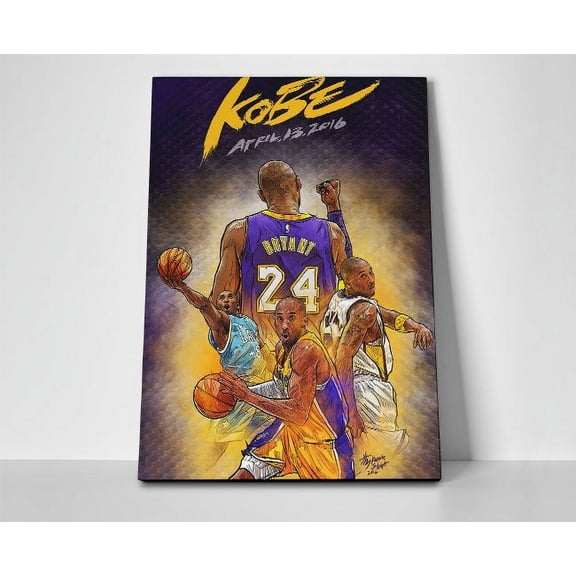 Kobe Bryant Farewell Poster or Wrapped Canvas