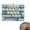 blue cat, variant on Keyboard Fidget Keychain, 26-in-1 Keyboard Decompression Button Finger Clicker for Adults, Funny Stress Relief for Focus & Calm at Work or Study, Pass Time