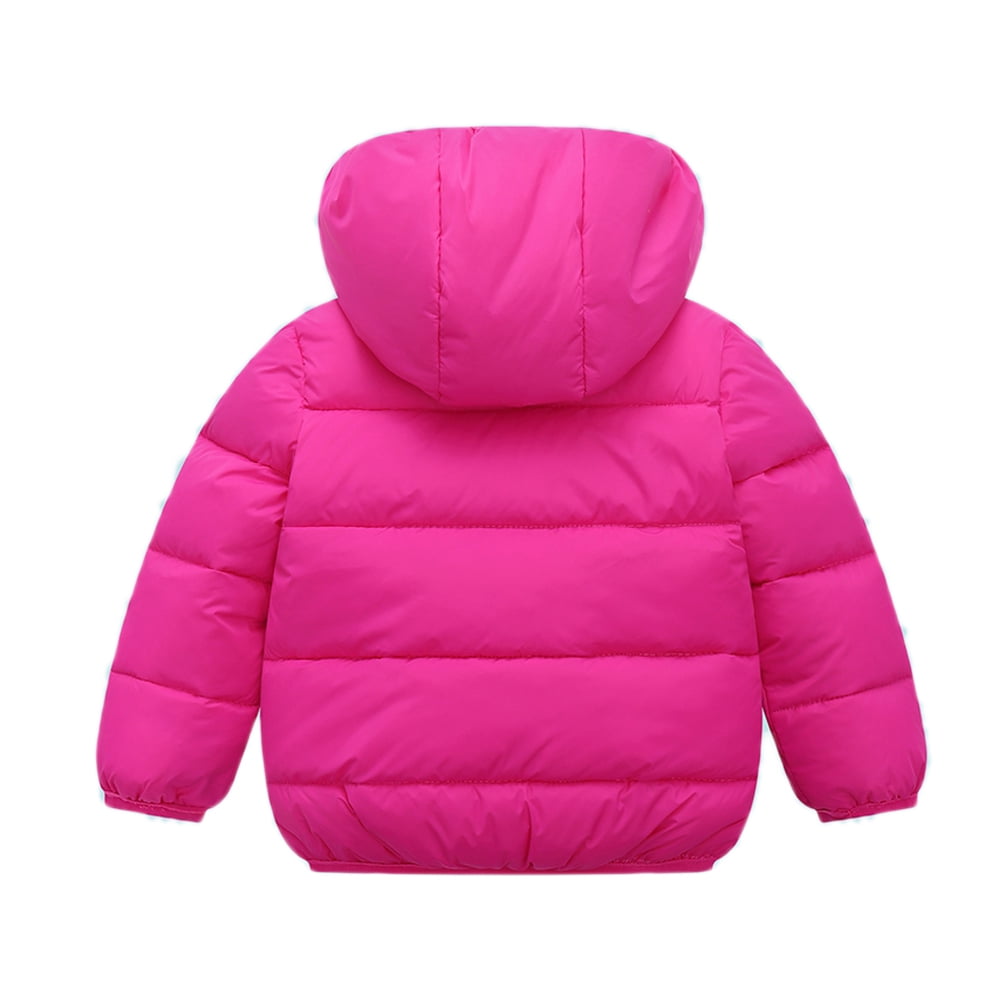Gyratedream 2-6T Toddler Kids Little Girl Boy Winter Down Coat Fleece Lined Hooded Jacket