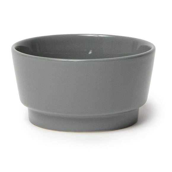 Waggo Bol pour Chien en Céramique Épaisse, Bleu Gris, Grande Taille, Durable, pour Nourriture et Eau