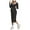 style-04 Black, variant on Kogui Sweater Dress for Women Long Sleeve Maternity Sweater Dress for Fall Winter Knit Ribbed Maternity Bodycon Dress (Black,XXL)