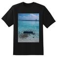 thumbnail image 2 of Plus Size Shirt for Women Oversized Black Tops for Women Short Sleeves Shirt for Women Maldives2 T Shirt Crewneck Shirt for Women M, 2 of 5