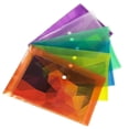 thumbnail image 2 of Carpetas de plástico transparente A5 de 24 x 17 cm, bolsas para guardar documentos, carpetas, almacenamiento de papel, 2 of 4