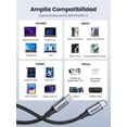 thumbnail image 2 of Cable USB Tipo C a C UGREEN 100W Negro Carga Rápida 20V 5A 1M 2 Unidades Compatible con MacBook Pro, 2 of 7