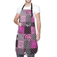 thumbnail image 2 of Hello Kitty Adjustable Bib Aprons, Waterdrop Resistant Apron with 2 Pockets for Kitchen Cooking Restaurant BBQ Painting Crafting, 2 of 7