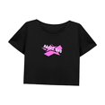 thumbnail image 3 of Camiseta corta holgada de verano para mujer, camiseta recortada para mochilero, viaje de senderismo M, 3 of 7