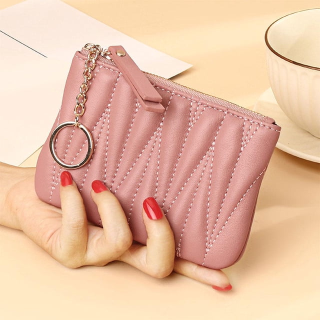 Monedero de piel de oveja Macarena Mini para mujeres 6 colores