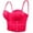 Hot Pink, variant on Generic Women's Mesh Breathable Push up Bustier Corset Crop Top Club Party Vest