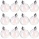 thumbnail image 3 of 12 bolas transparentes decorativas navideñas con burbujas perladas de colores., 3 of 6