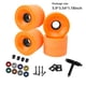 thumbnail image 3 of Eigraketly Ruedas de monopatín de 51mm, rodamientos de rodillos de tabla larga, arandelas, juego de bujes de patinaje de calle, parque, deportes al aire Patinetes eléctricos Naranja Eigraketly OD020102-05, 3 of 6