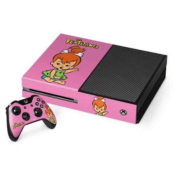 Skinit Cartoons Pebbles Flintstone Xbox One Console and Controller Bundle Skin