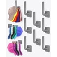thumbnail image 1 of Sunfanie Perchero para almacenamiento de sombreros (paquete de 8) Organizador multiusos para sombreros Ganchos adhesivos fuertes para sombreros de pared Organizador para gorras de béisbol Dos opciones, 1 of 1