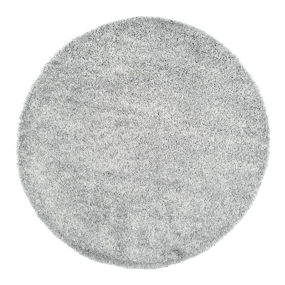 nuLOOM Marleen Contemporary Shag Area Rug, 5', Silver