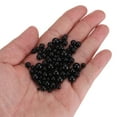 thumbnail image 3 of Uxcell 800 piezas de perlas falsas para manualidades de 0.12''-0.31'' sin agujero, perlas redondas de ABS para relleno de jarrones en negro, 3 of 6