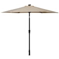 thumbnail image 7 of Topbuy 9' Outdoor Patio Umbrella Offset w/LED Light Beige No Base, 7 of 7