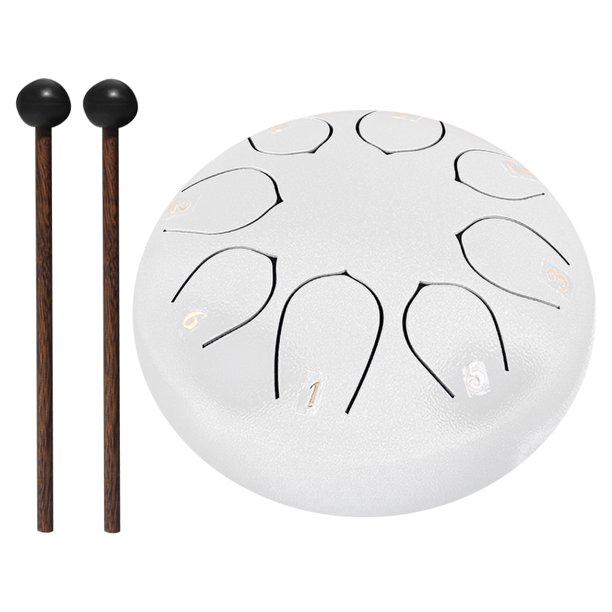 Instrumento de tambor de lluvia con carillón de lluvia de 6 pulgadas y 8 notas para meditación de Yoga regalo único