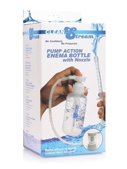 Pump Action Enema Bottle with Nozzle