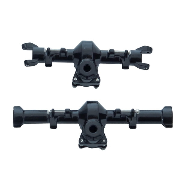 Cubierta de piezas de accesorios de oruga Zulema Axial SCX24 Negro caja del eje trasero delantero