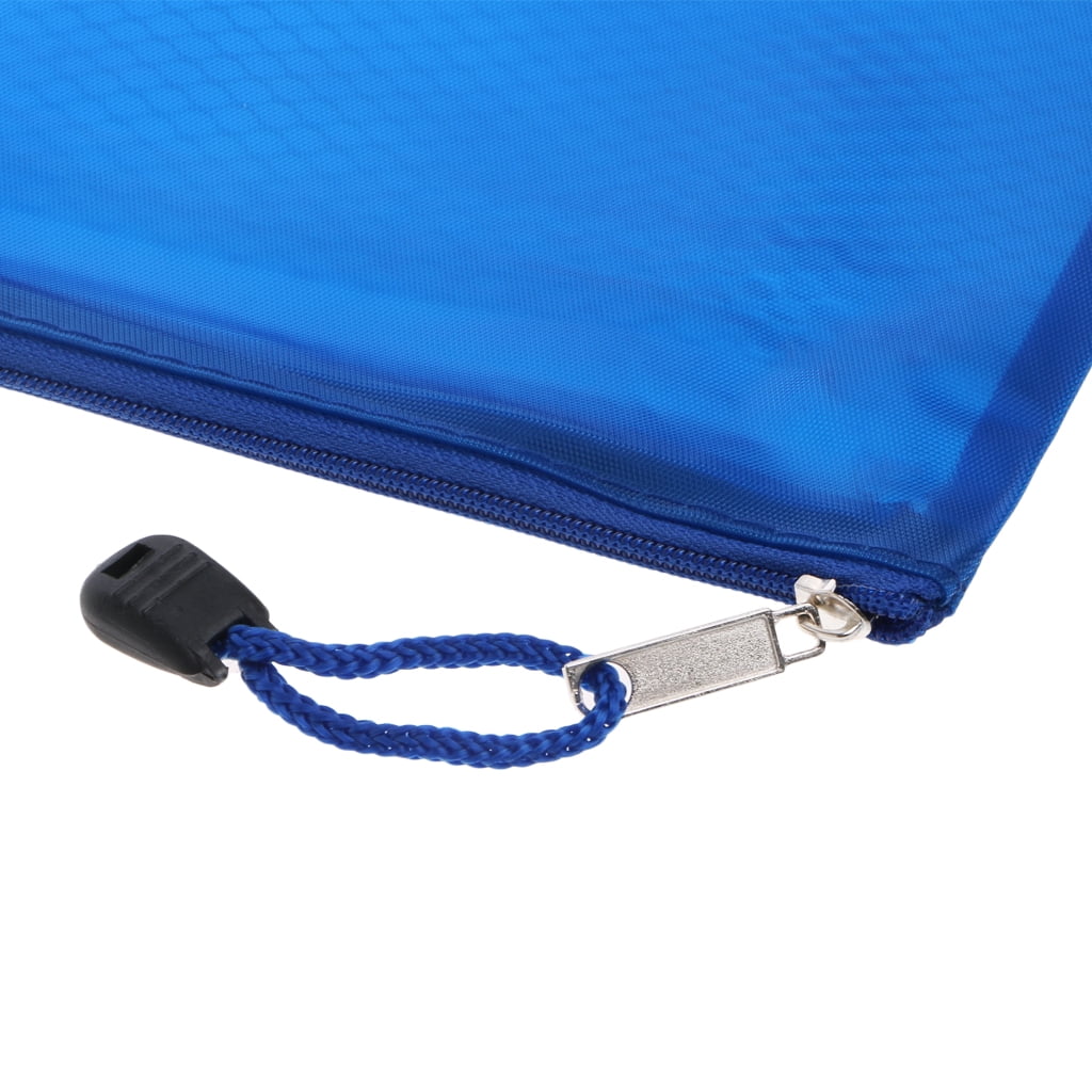 A5 Waterproof Document Bag Zipper File Pocket Organizer Storage School Office 