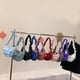 thumbnail image 3 of Bolso bandolera pequeño y versátil de un solo hombro para mujer, bolso informal tipo burbuja con pliegues y forma de nube, 3 of 6