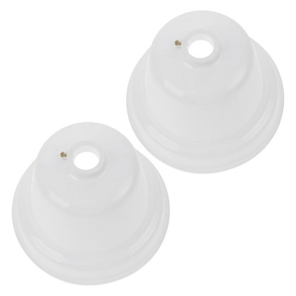 FRCOLOR 2pcs Ceiling Fan Canopy Cover Universal Decorative Cap For Ceiling Fan Accessories, Fan Bottom Canopy Kit Ceiling Fan Parts