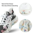 thumbnail image 7 of Lines, Hearts, Four-leaf Clovers Walking Shoes for Men Woman Lightweight Tennis Fashion Elastic Sports Shoes Cushion Basketball Shoes, 7 of 7