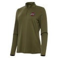 thumbnail image 2 of Women's Antigua  Olive Ohio State Buckeyes Reprocess Quarter-Zip Top, 2 of 3