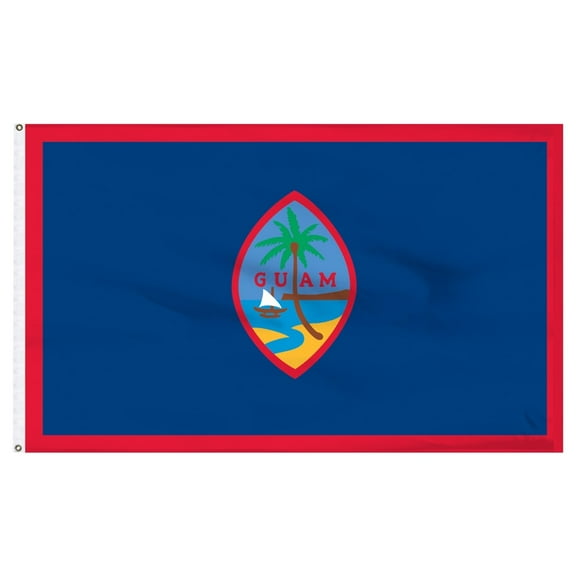 Guam 3' x 5' Indoor Polyester Flag
