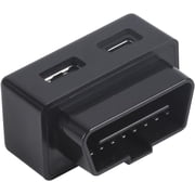 Car OBD USB Charger Power Adapter, OBD to Type-C Female Adapter Charger for Dash Camera GPS Mobile Phones, Tablets, DVR, Radar Detector USB Charger Adapter Car OBD Charging