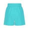 thumbnail image 6 of Byoo Kid's Multi Pocket Cargo Shorts Loose Casual Shorts Camping Bottoms,Blue, 6 of 6