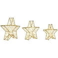 thumbnail image 5 of Northlight LED Lighted Stars Outdoor Christmas Decorations - 14" - Gold - Set of 3, 5 of 7