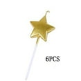 thumbnail image 3 of Velas de cumpleaños con forma de estrella, 6 uds., decoraciones para decoración de tartas, velas de cumpleaños, velas metálicas para pasteles para niños, cumpleaños, bodas Namotu LKX-1229-2, 3 of 7