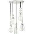 thumbnail image 2 of Savoy House - Apollo Chandelier 5 Light  Metal/Glass  Polished Chrome Finish, 2 of 5