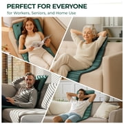 Himouta Full Body Massage Mat with Heat, Detachable Back Massage pad with Vibration Motors for full body massage,Gift