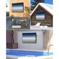 thumbnail image 2 of Outdoor TV Cover 52 to 55 Inch Weatherproof, Blue Grey Ocean Gradient Waterproof TV Screen Protector for Outside Decor with Zipper and Pocket 52"L x 30"H , Abstract Modern Art, 2 of 7