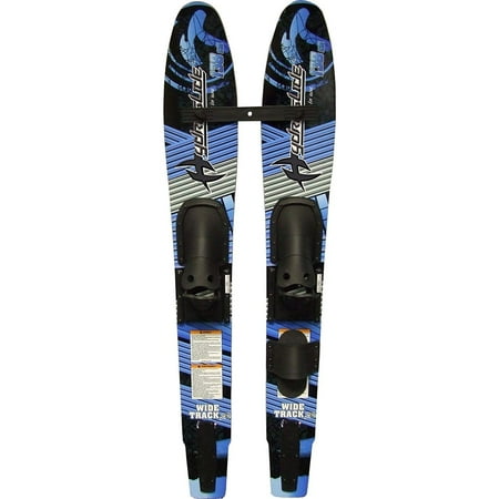 Graphite Junior Skis - Hydroslide Wide Track Junior Youth Intermediate Adjustable 54 Inch Water Skis