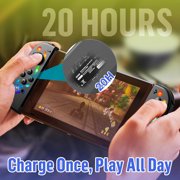 Joypad Controller Compatible with Switch/Lite/OLED Controller (L/R)+Lanyard,Support Motion Control/Dual Vibration-Brown/Yellow