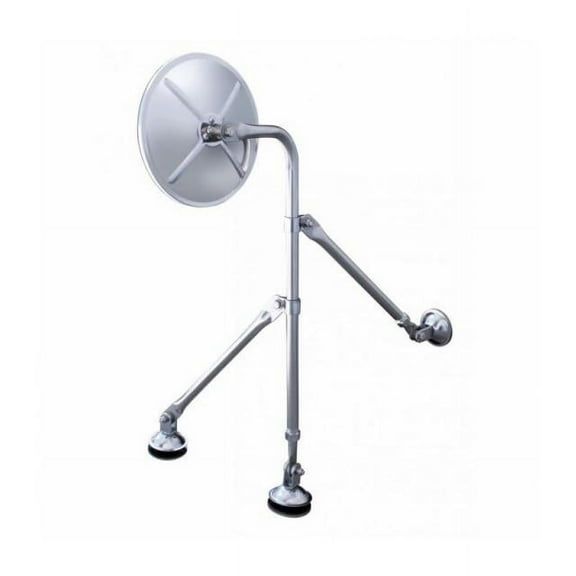 United Pacific 60036 Fender Mirror   Tripod, 8 1/2", Stainless
