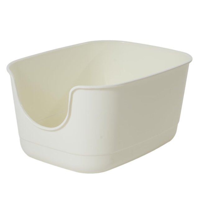 Arenero extragrande con laterales altos 61,5 cm x 41,4 cm x 32,8 cm XL para gatos interior jumbo grandes