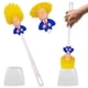 thumbnail image 1 of Escobilla Baño Plástico Escobilla Baño Del Presidente Trump Escobilla Limpieza Plástico Escobilla Baño (F) Poste Blanco Con Base, 1 of 9