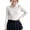 White, variant on TGSLY Ribbed Knit Cropped Cardigan for Girls Soft V Neck Zip Up Long Sleeve Sweater Causal Solid Color Fall Winter Outerwear with Thumbholes 14-15 Years