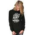 thumbnail image 3 of Crazy Aunt Funny Fave Auntie Present Women's Long Sleeve T Shirt Brisco Brands 3X, 3 of 6
