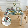 thumbnail image 2 of HAOXIT Tablecloth, Block Print Table Cover for Dining, Parties, Weddings, , Grand Millenial Decor 36*36, 2 of 8