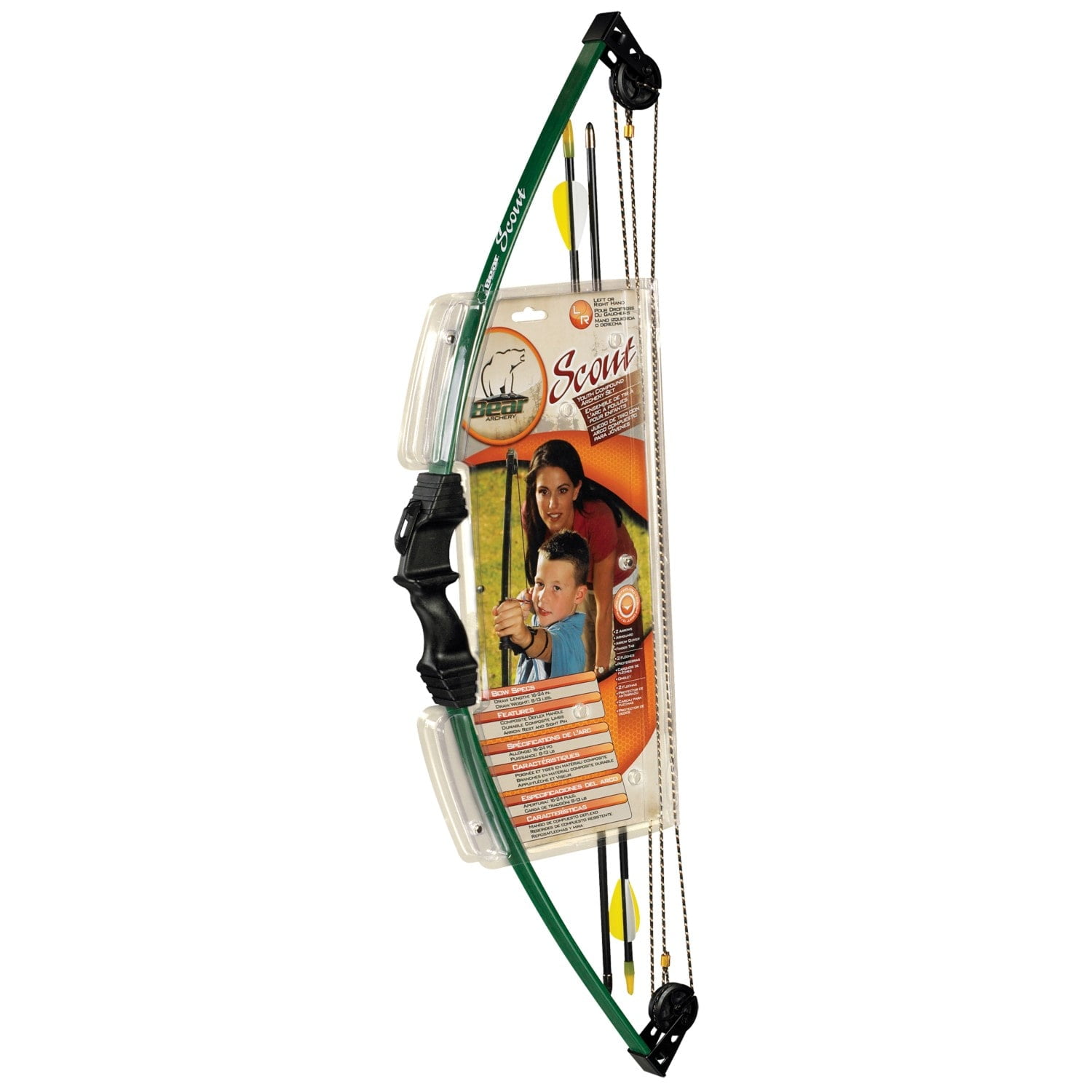 Bear Archery Scout Youth Bow Set Arrow Left And Right Shooters Junior