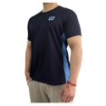 thumbnail image 2 of Playera Wilson Talla G Deportiva manga corta básica azul marino detalles azul claro, 2 of 4