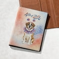 thumbnail image 5 of 4th of July Saint Bernard Celebrates Independence Day Travel Passport Wallet St Dog Lover PU Leather Passport Holder Cover - 12010, 5 of 5