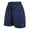 Navy_007, variant on Domuza Mens Athletic Shorts Running Shorts Workout Shorts Lightweight Gym Basketball Shorts Zipper Pockets Blue L
