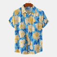 thumbnail image 5 of Camisas de diseñador para hombre con estampado de rayas, camisas de gran tamaño para verano 2024, para viajes, playa, Hawái, estilo hawaiano, informal, estilo Harajuku, camisa masculina, 5 of 5