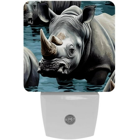 

Rhinoceros LED Square Night Lights- Energy Efficient and Stylish Illumination for Every Corner of Your Space